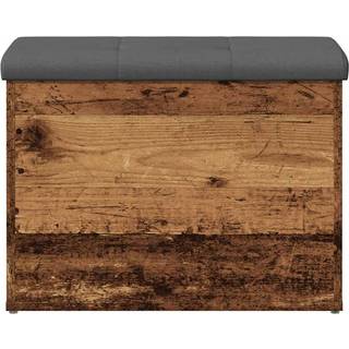 opbevaringsbænk 62x42x45 cm konstrueret træ antikt træ