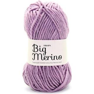 DROPS BIG Merino 09 Lavendel (Mix) Indhold:100% extra fine Merino uld Garngruppe: Garngruppe: C (16 - 19 masker) / 10 ply / aran / worsted Vægt/længde: 50 gram = ca. 75 meter Anbefalede pinde: 5 mm Strikkefasthed: 10 x 10 cm = 17 m x 22 p Maskinvask, Finvask 40ºC / Brug aldrig skyllemiddel / Tørres fladt.