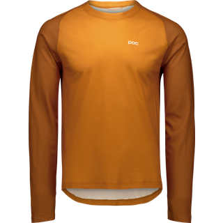 POC Motion Air L/S Jersey Cykeljersey Herrer størrelse XL farve brun