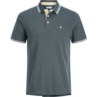 Plus Size Ensfarvet Polo