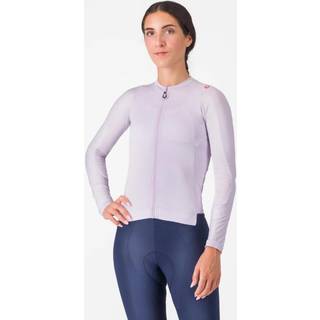 Castelli Women's Espresso L/S Jersey Cykeljersey Damer størrelse L farve lilla