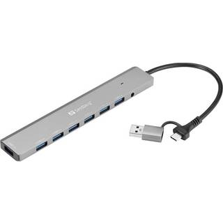 SANDBERG USB-C/A to 7 x USB 3.0 Hub