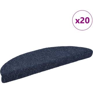 trappemåtter selvklæbende 20 stk. 56x17x3 cm blå halvrunde