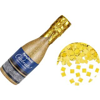 Champagne Konfettirør Guld 20,5 cm - Festlig Metallic Eksplosion til Nytårsfest