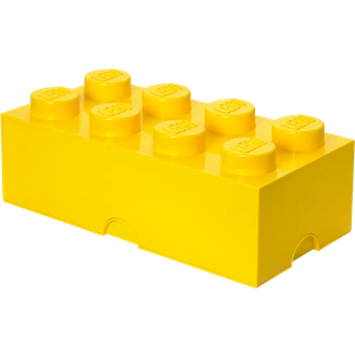LEGO Opbevaringsklods 8 knopper, gul