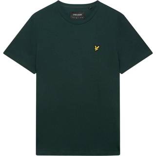 Lyle & Scott Lyle & Scott Dark Green Crew Neck Cotton T-Shirt