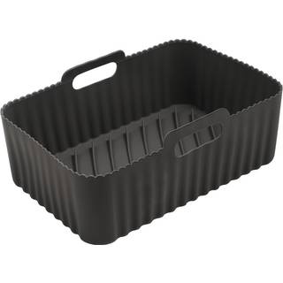 CONZEPT Airfryer bradepande i silikone 21 x 14 cm - grå