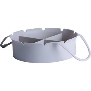 Silikoneform ø22cm til Airfryer med 4 rum - sort
