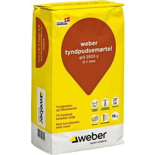 weber Tyndpudsemørtel Grå 18 kg - Weber