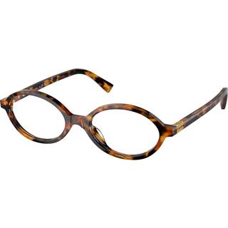 Miu Miu Kvinde MU 01XV 19P1O1 Optiske stel Acetat Skildpadde Transparent Rund Normal