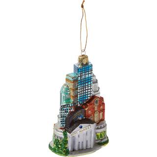 Kurt Adler 5-tommers Boston-bybilledet i glas