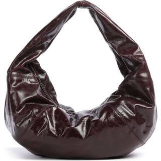 Les Visionnaires Greta Icon Crinkle Hobo bag bordeaux