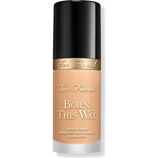 Too Faced - Born This Way Natural Finish Foundation - Medium Til Høj Dækkende Foundation - Born This Way Foundation - Golden Beige - For Women