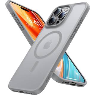 TORRAS - iPhone 16 Pro - Hybrid Cover - MagSafe Kompatibel - Grå
