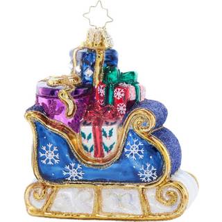 Christopher Radko Hndlavet europisk glas juletr dekorativt ornament Starry Night Slde