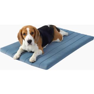 BALANCE Hundekasse seng Ortopdisk hundeseng med vandtt liner Vaskbar kasseskum kledyrsmtte til store mellemstore hvalpe Hunderacer Pudder Bl