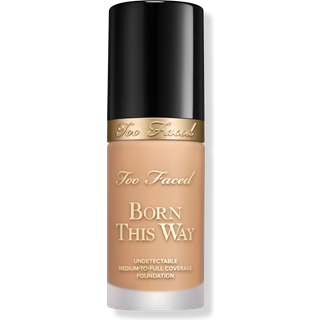 Too Faced - Born This Way Natural Finish Foundation - Medium Til Høj Dækkende Foundation - Born This Way Foundation - Natural Beige - For Women