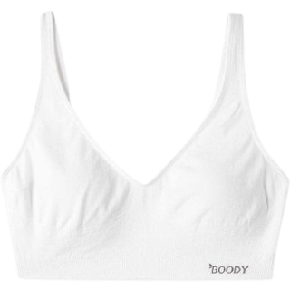Hvid bambus bh uden vattering