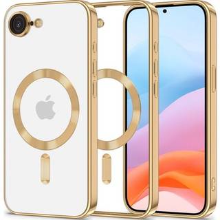 iPhone 16e Tech-Protect MagFlex Cover - MagSafe-kompatibelt - Klar / Guld