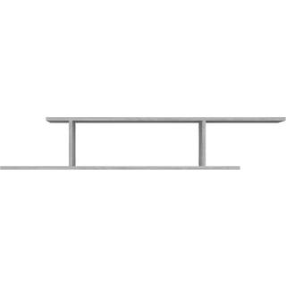 Væghængt Tv-Hylde 125X18X23 Cm Konstrueret Træ - Grå sonoma-eg