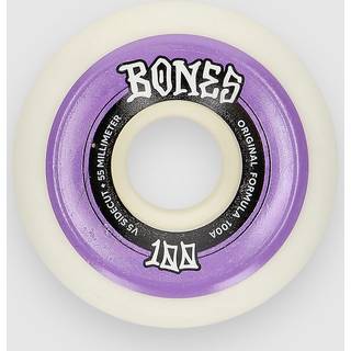 Bones Wheels Originals 100A V5 Sidecut 55mm Hjul - Uni - white