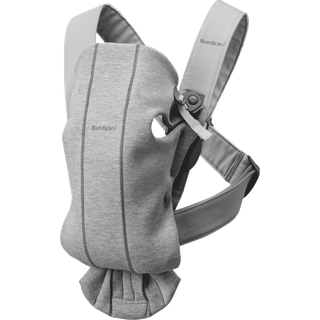 BabyBjörn Baby Carrier Mini Light Grey/3D Jersey One Size      Unisex