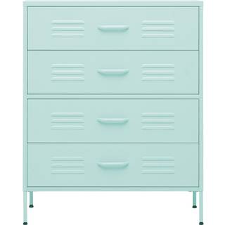 Kommode 80X35X101,5 Cm - Mintgrøn