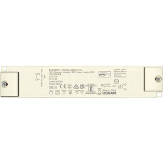 Osram 60W strømforsyning - 12V DC, 5A, IP20 indendørs