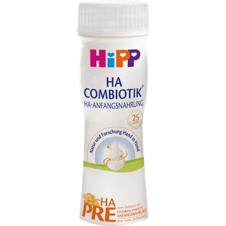 HiPP Modermælkserstatning PRE HA Combiotik, er drikkeklar fra fødslen 119.75 DKK/1 L