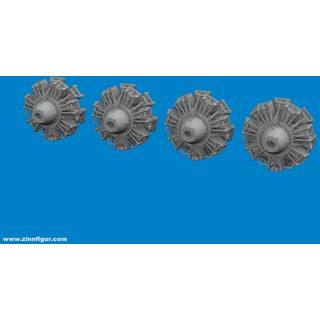 B-24J engines PRINT  HOBBY BOSS