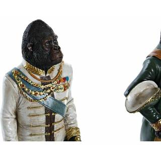 Dekorativ figur DKD Home Decor Harpiks Gorilla (15.5 x 13.5 x 40.5 cm) (2 pcs)