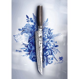 KAI Shun Premier Tim Mälzer Jubiläumsmesser Tanto 25,5 cm - Braun,Silber