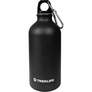 Drikkeflaske - 500 ml - Alu - Sort