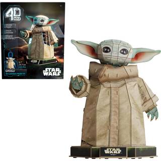 4D Build Star Wars Grogu 3D Model Kit 103 PCS Star Wars Toys Star Wars Desk D? Cor Star Wars Collectible 3D -puslespil til voksne og teenagere 12