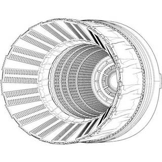 F-16C-D block 42-52 P&W F100 engine nozzle (Tamiya)