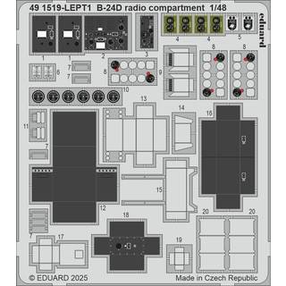 B-24D radio compartment  HOBBY BOSS