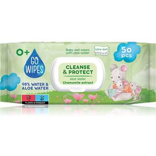 GoWipes Cleanse & Protect Chamomile extract Milde vådservietter til babyer Med Aloe Vera 50 stk. - 50 stk.