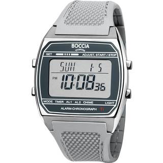 Boccia 3738-01 Digital Armbanduhr Titan Grau