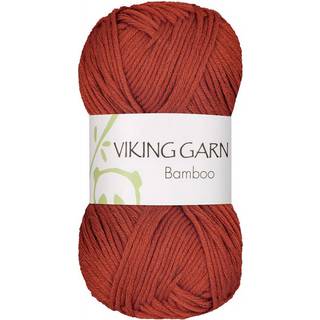 Viking Bamboo 653 Brændt orange Indhold: 50% Bomuld, 50% Bambus Vægt/længde: 50 g = ca. 110 meter Anbefalede pinde: 3.50 - 4.00 mm Strikkefasthed: 10 x 10 cm = 22 m Maskinvask 40°C / Tørres fladt.