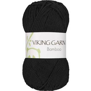 Viking Bamboo 603 Sort Indhold: 50% Bomuld, 50% Bambus Vægt/længde: 50 g = ca. 110 meter Anbefalede pinde: 3.50 - 4.00 mm Strikkefasthed: 10 x 10 cm = 22 m Maskinvask 40°C / Tørres fladt.