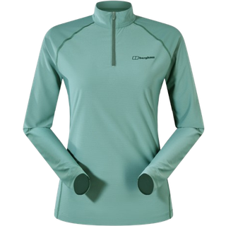 Women's 24/7 Half Zip Long Sleeve Tech Tee - Green