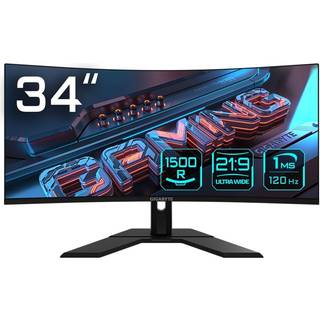 34" GIGABYTE GS34WQC - 3440x1440 (WQHD) - 120Hz - VA - Curved