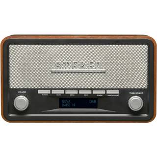 DENVER DAB-18 - clock radio - Bluetooth - DAB/DAB+/FM - Stereo - Brun