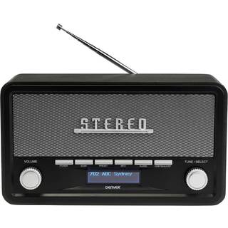 DENVER DAB-18DARKGREY - DAB portable radio - Bluetooth - DAB/DAB+/FM - Stereo - Grå