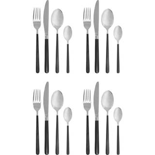 Ox Bestiksæt, Black/Silver, 16 Dele