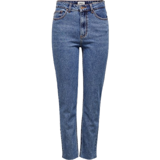 Onlemily Høj Talje Straight Fit Jeans