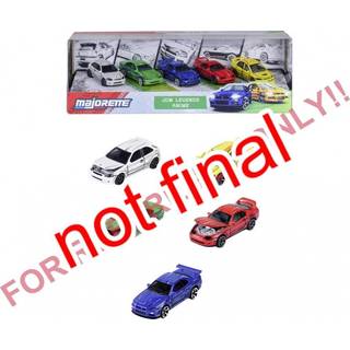 RIDE WILD - JDM Legends - Pack of 5 Miniature Cars - 1:64