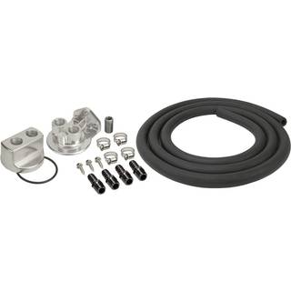 Derale 15718 Motoroliefilter flytning Kit s?lv