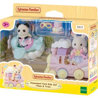 Sylvanian Families Legesæt Forlystelsespark Flyvemaskine & Tog