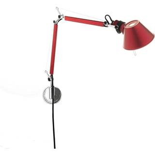 Tolomeo Micro Væglampe Rød - Artemide